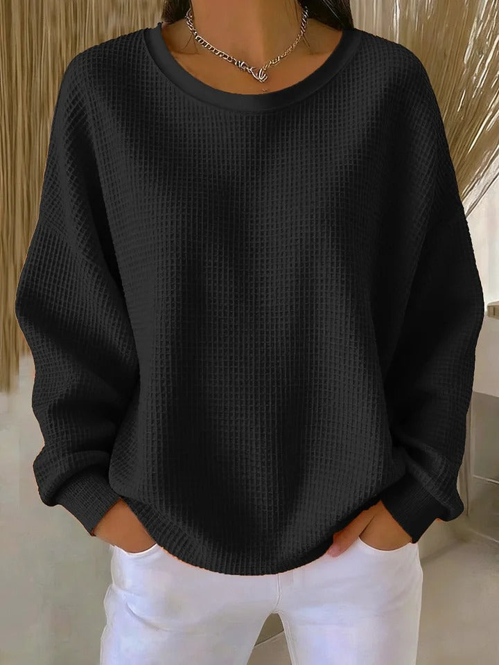 Evie | Sweater with a Wide Collar