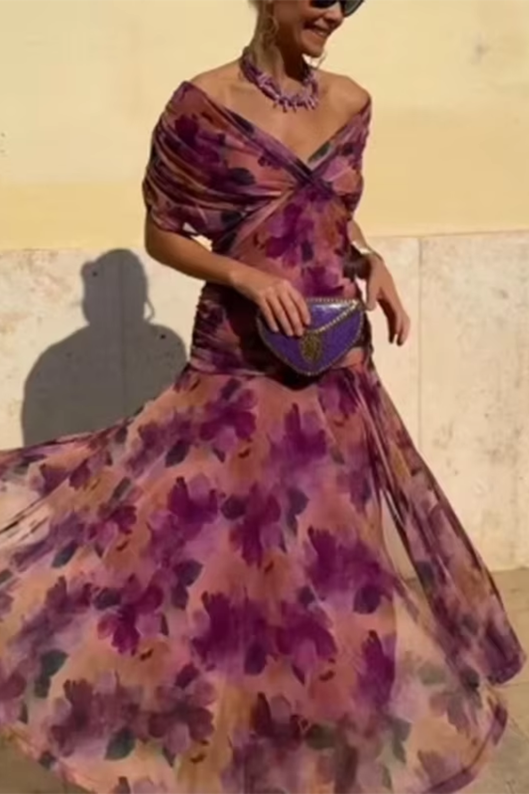 Lady™ – Wrap dress with a draped cut