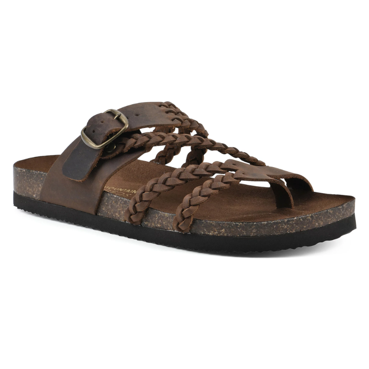 Solange A Woven Leather Sandal