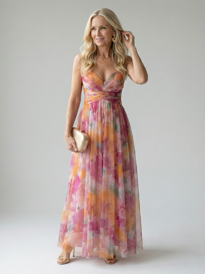 Elise | Soft Wrap Maxi Dress