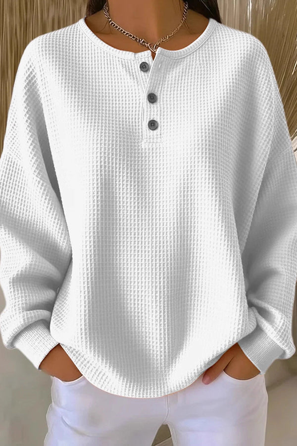 Mabel | Loose-Fitting Blouse with Buttons