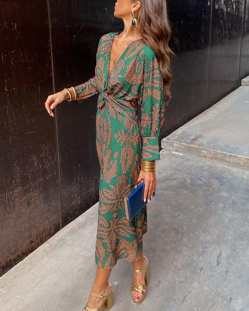 Eleanor | Luxe Midi Dress with Tummy Coverage