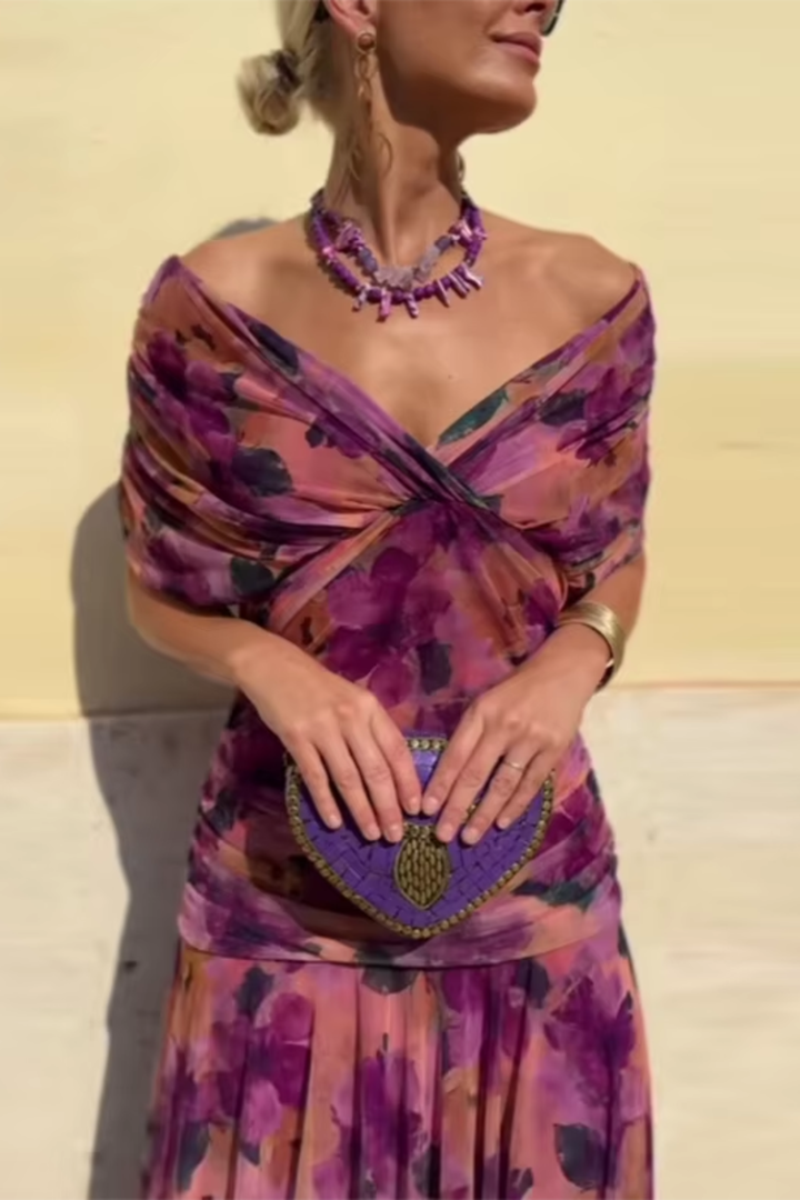 Lady™ – Wrap dress with a draped cut