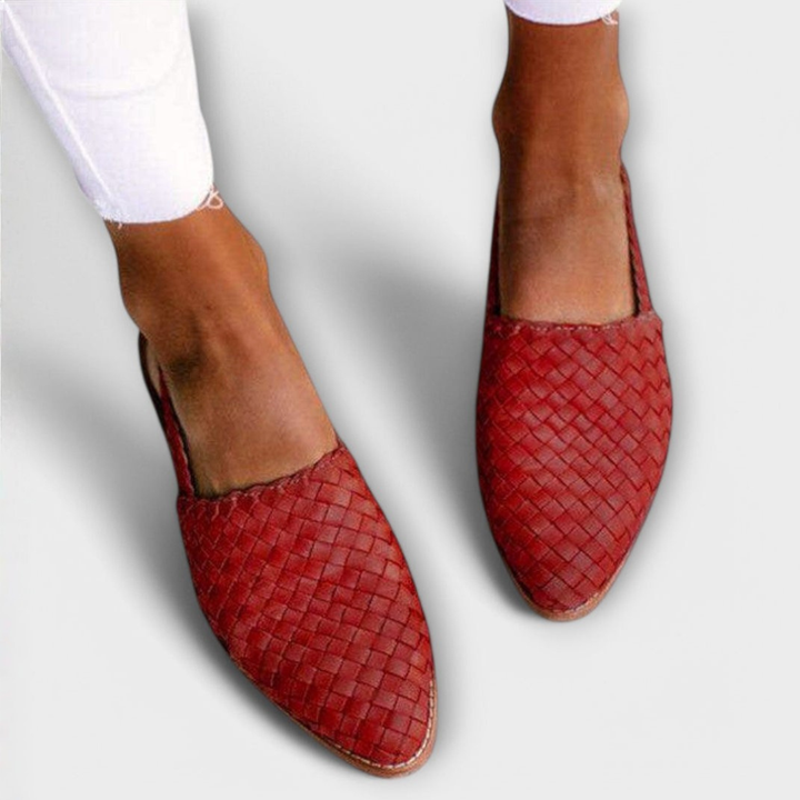 Aurora | Woven Slingback Loafer