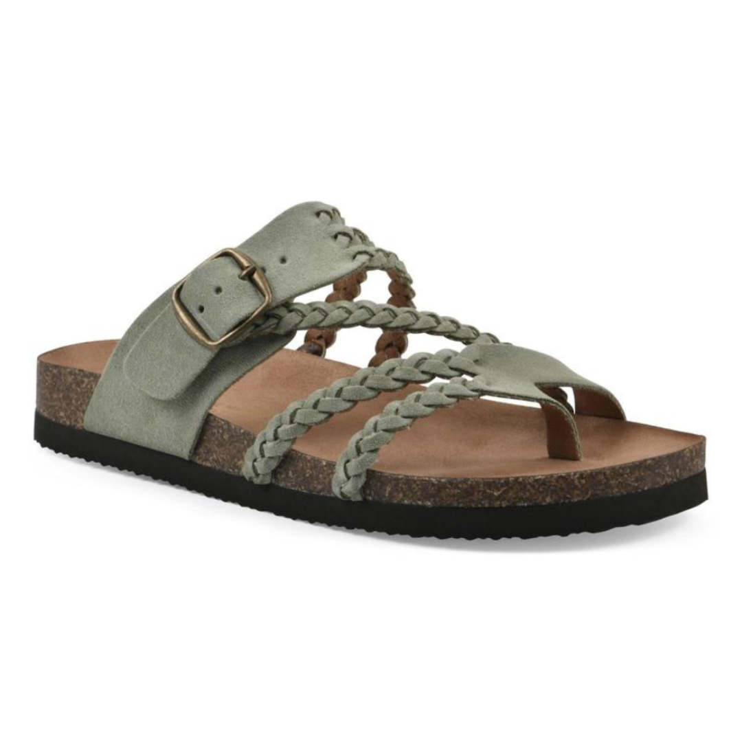 Solange A Woven Leather Sandal