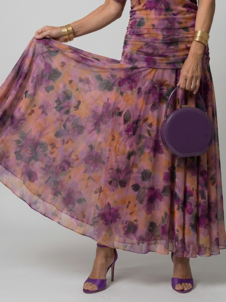 Nora | Off Shoulder Flow Midi Dress