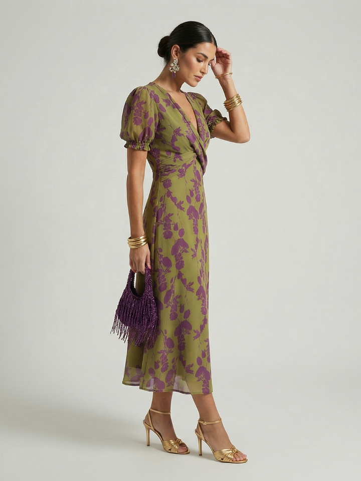 Lucy | Relaxed Floral Midi Dress