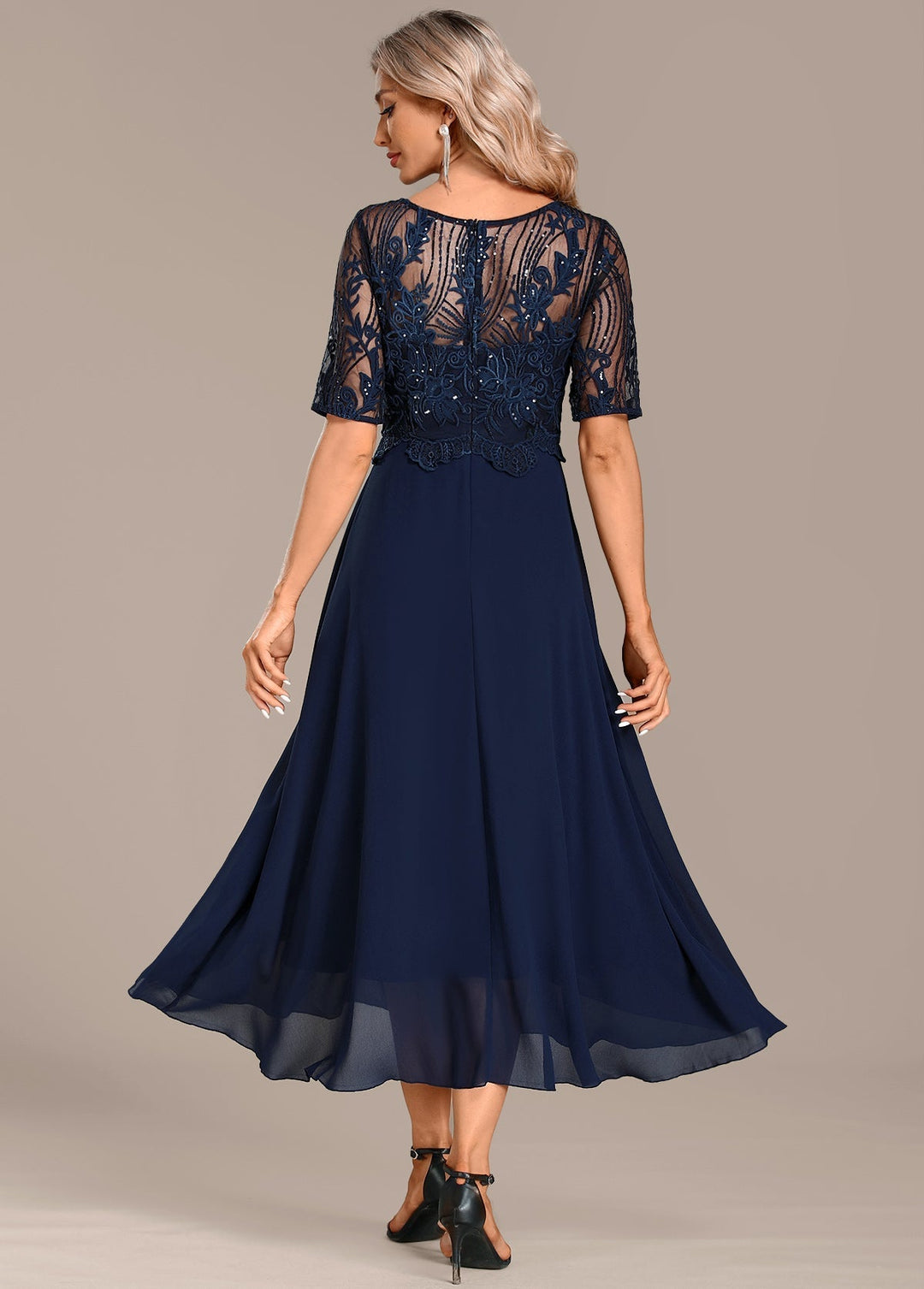 Elowen | Tummy Concealing Luxe Midi Dress
