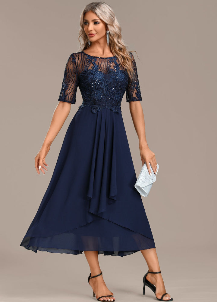 Elowen | Tummy Concealing Luxe Midi Dress