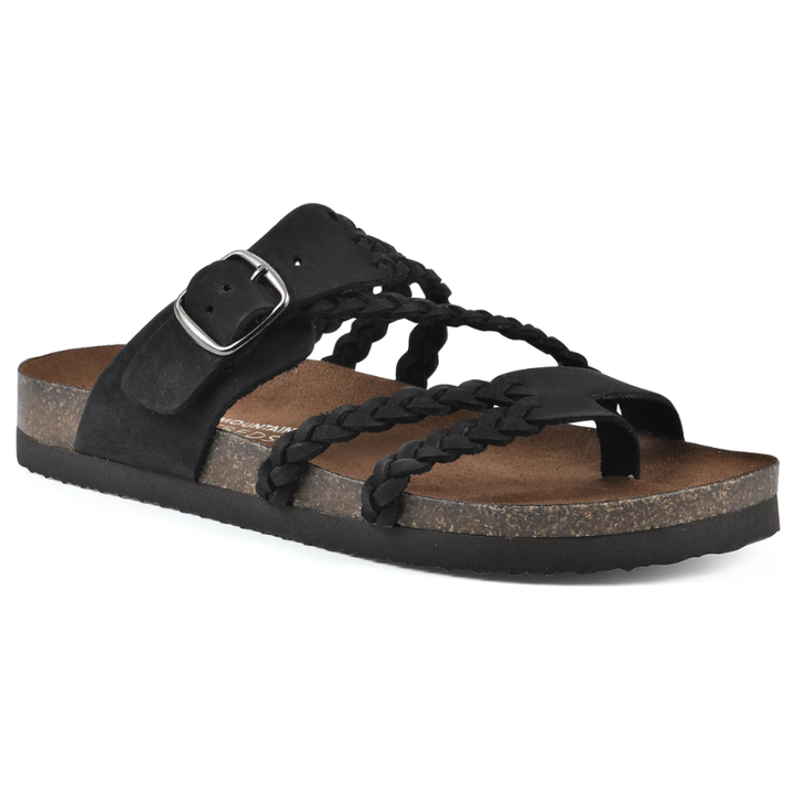 Solange A Woven Leather Sandal