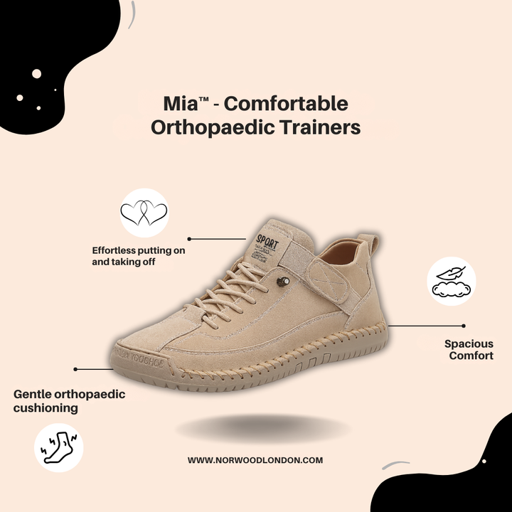 Mia™ – Comfortable & Pain-Free Orthopaedic Trainers