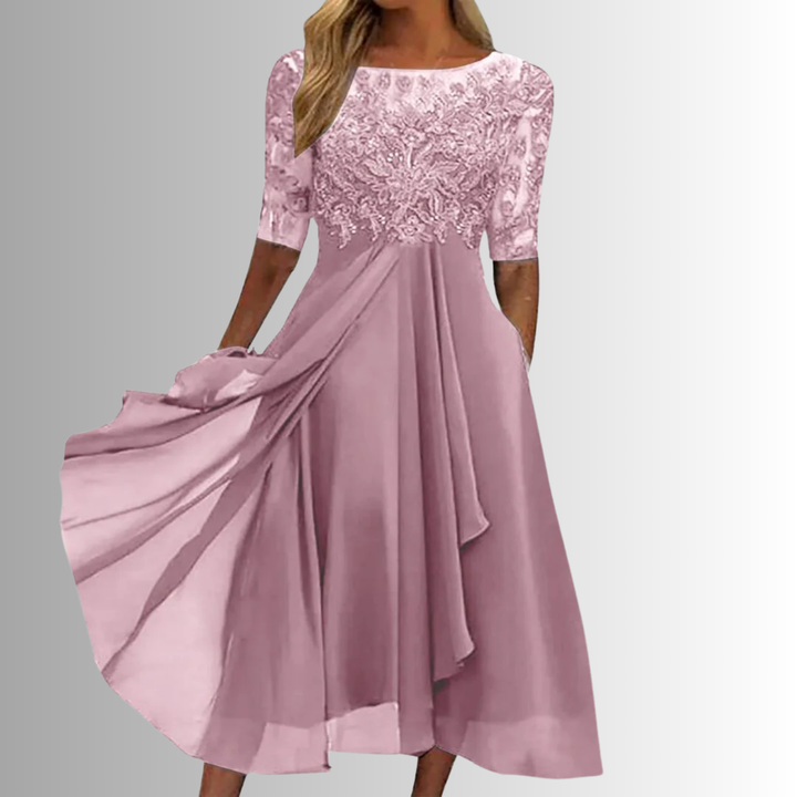 Rhonda™ | Elegant Tummy Concealing Dress