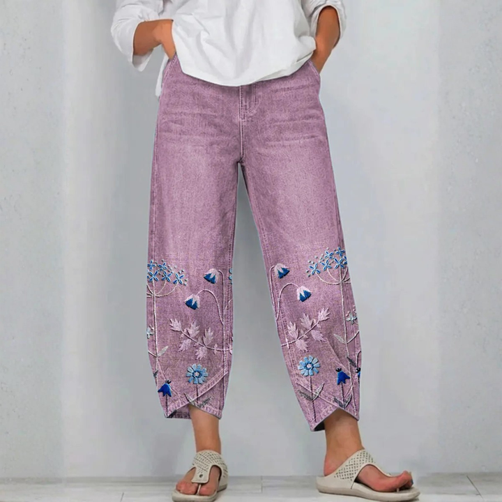 Mirabelle Denim Comfort Trousers