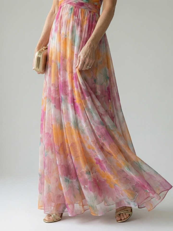 Elise | Soft Wrap Maxi Dress