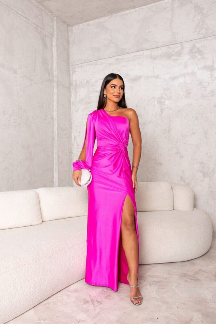 Dorie™ – Asymmetric Dress with Long Slit