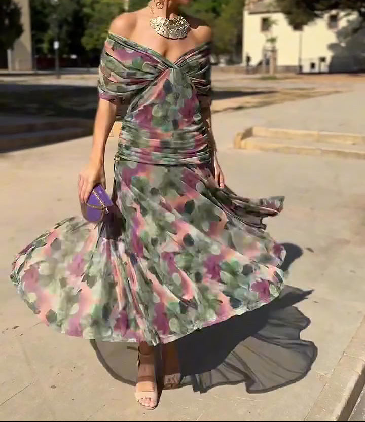 Lady™ – Wrap dress with a draped cut
