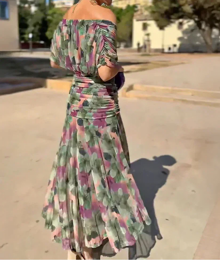 Lady™ – Wrap dress with a draped cut