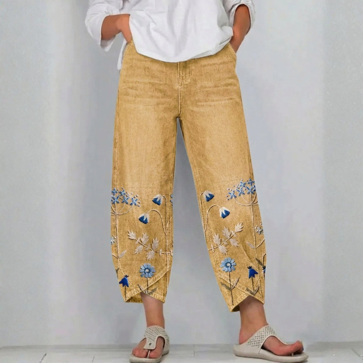 Mirabelle Denim Comfort Trousers