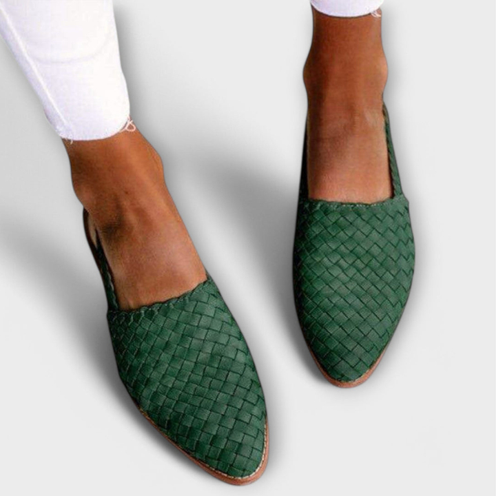 Aurora | Woven Slingback Loafer