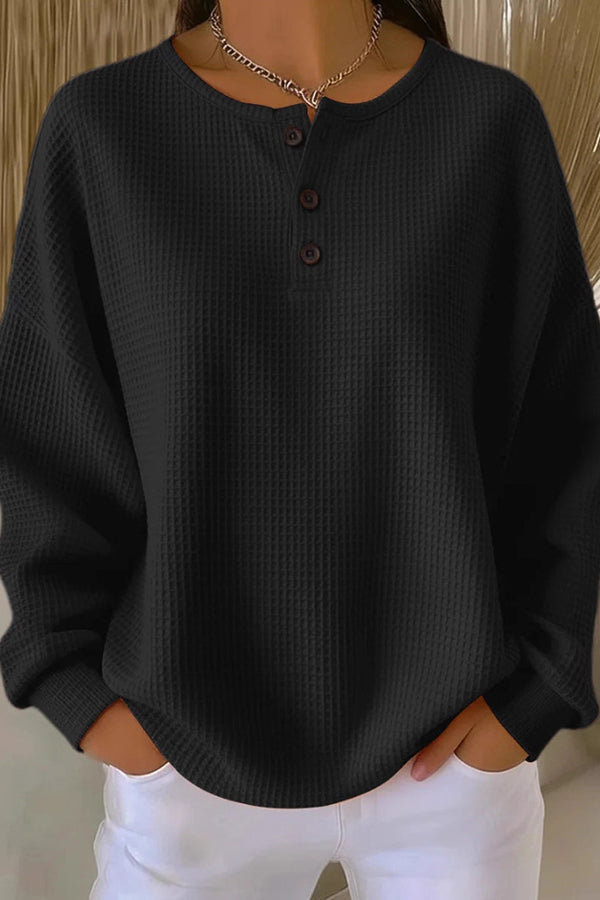 Mabel | Loose-Fitting Blouse with Buttons