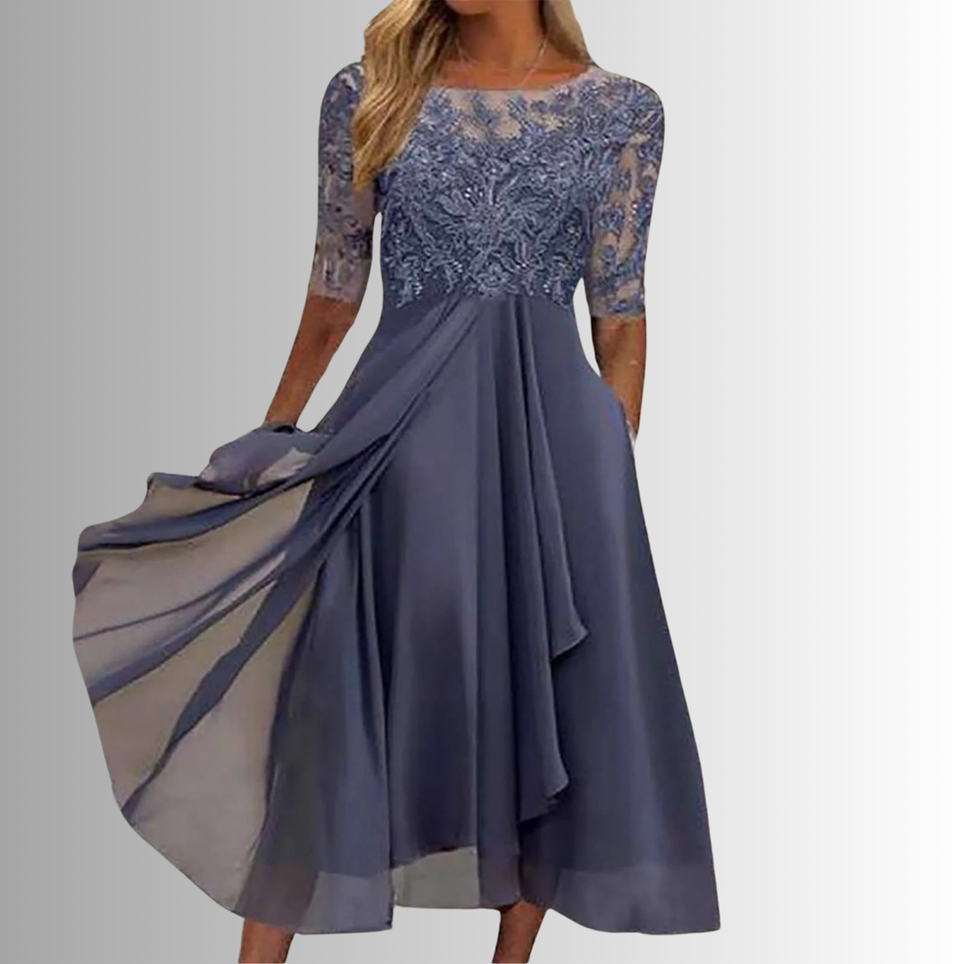 Rhonda™ | Elegant Tummy Concealing Dress