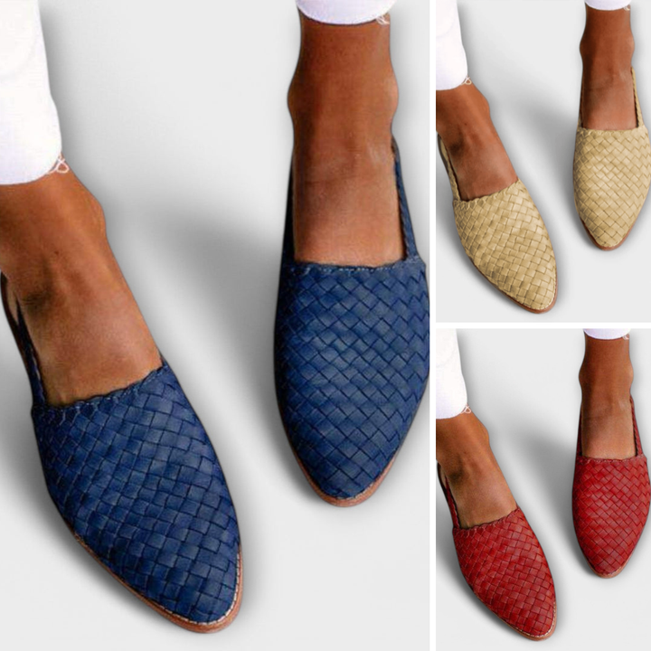Aurora | Woven Slingback Loafer
