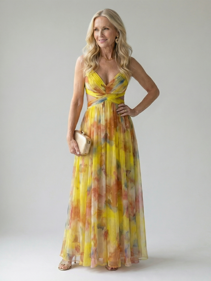 Elise | Soft Wrap Maxi Dress
