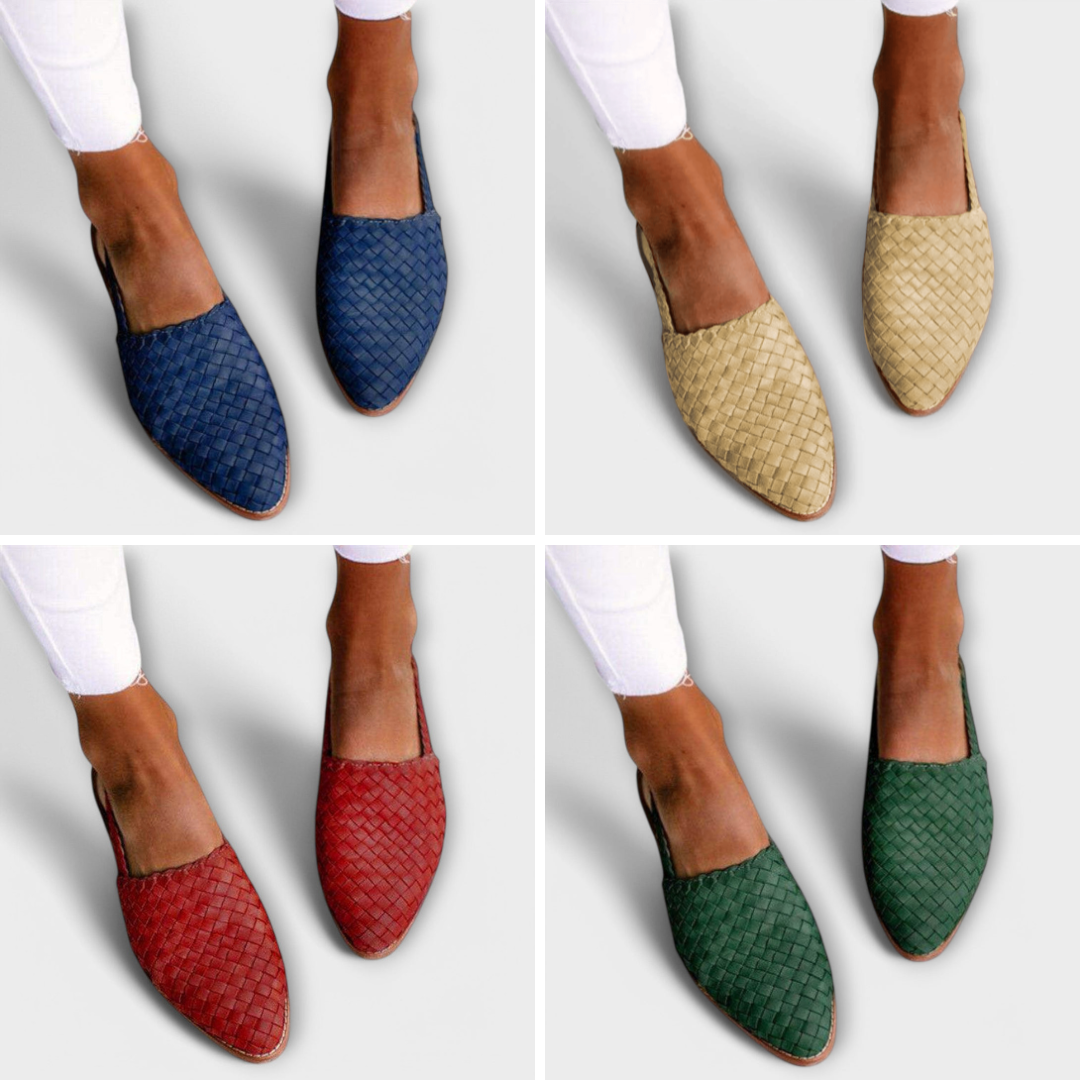 Aurora | Woven Slingback Loafer