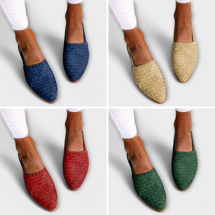 Aurora | Woven Slingback Loafer