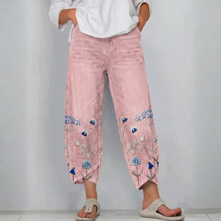 Mirabelle Denim Comfort Trousers