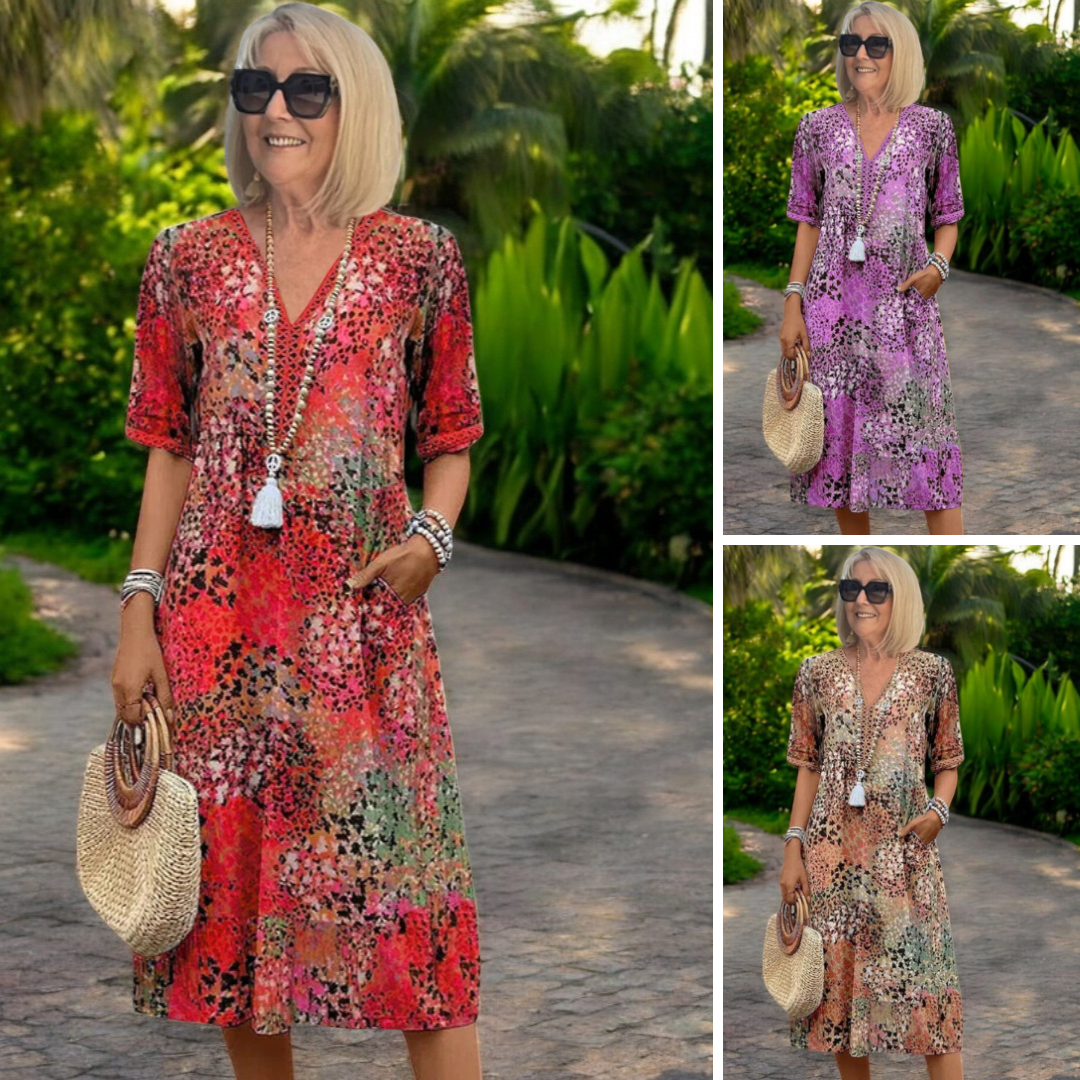 Iris Light Floaty Dress