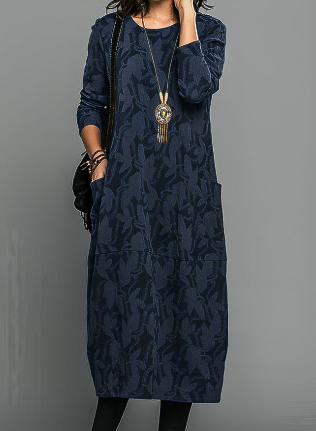 Adelène | Warm winter dress with an elegant cut