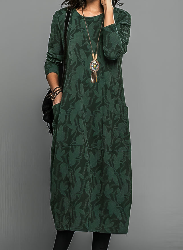 Adelène | Warm winter dress with an elegant cut