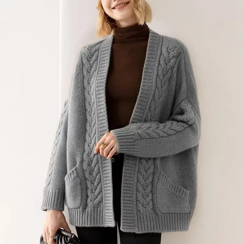 Elowen Cable-Knit Cardigan