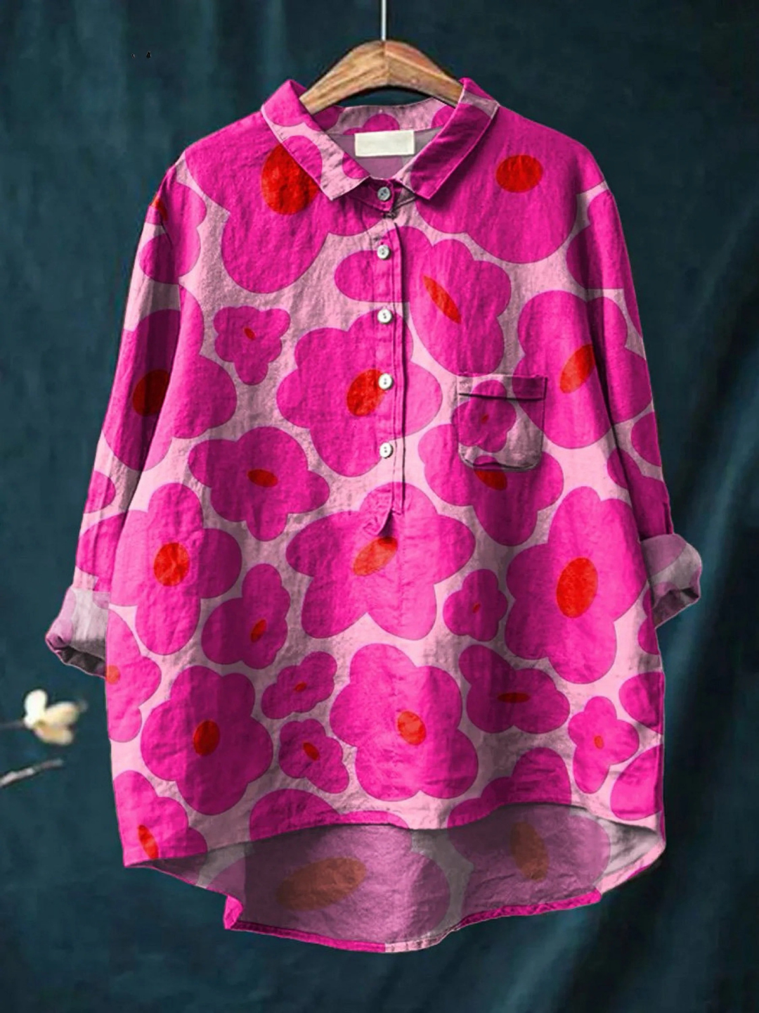 Amayah | Vibrant Floral Pattern Printed Shirt