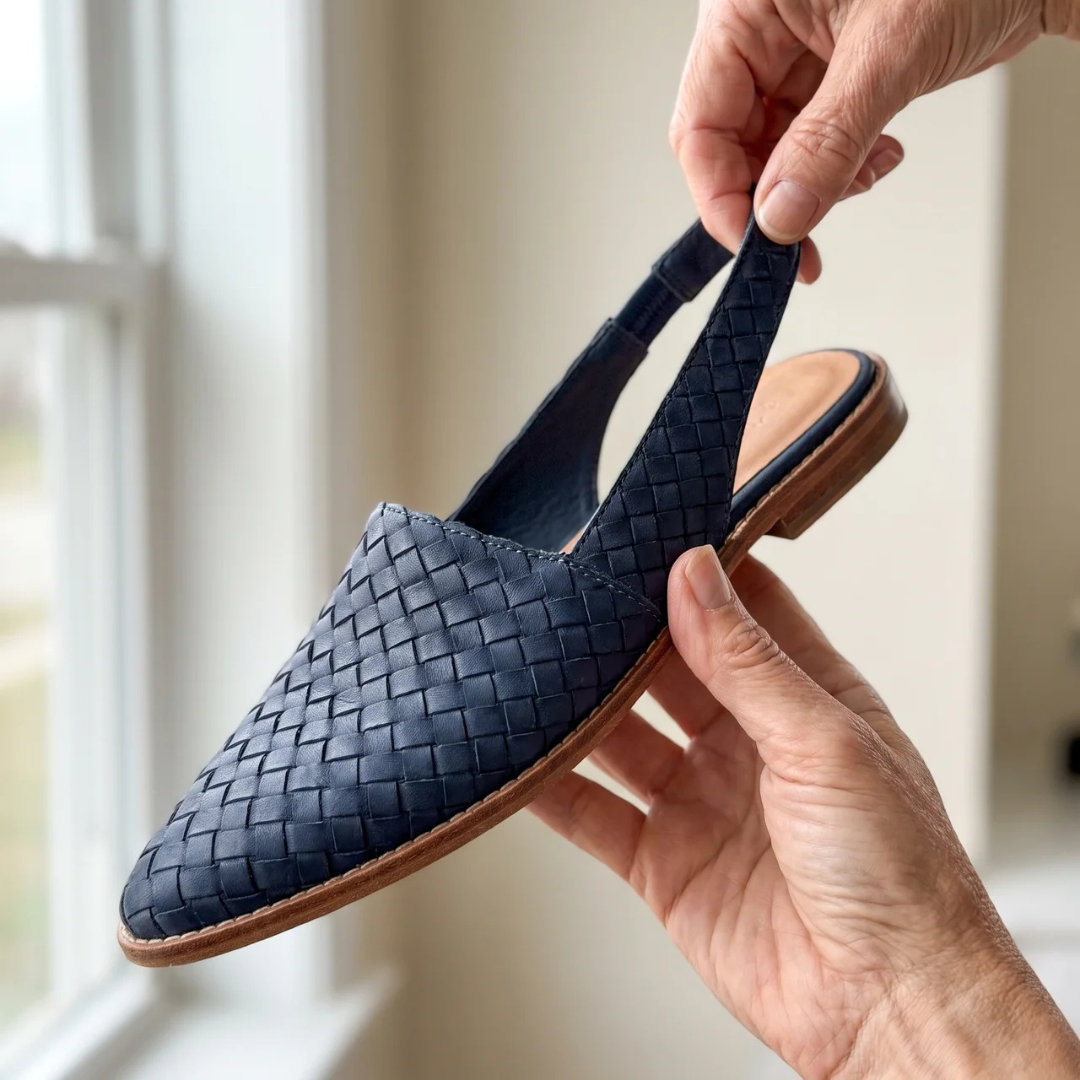 Aurora | Woven Slingback Loafer