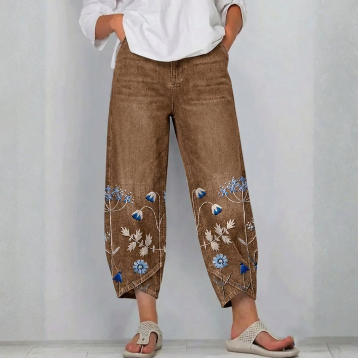 Mirabelle Denim Comfort Trousers