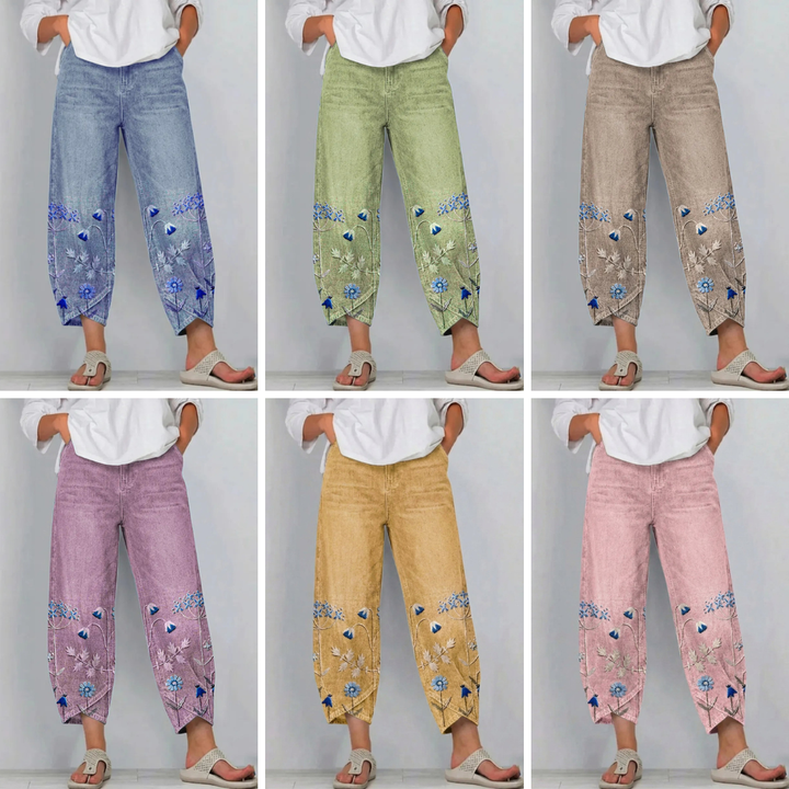 Mirabelle Denim Comfort Trousers