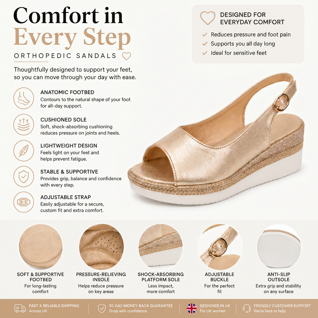 Avery™ | Comfort Slingback Sandals
