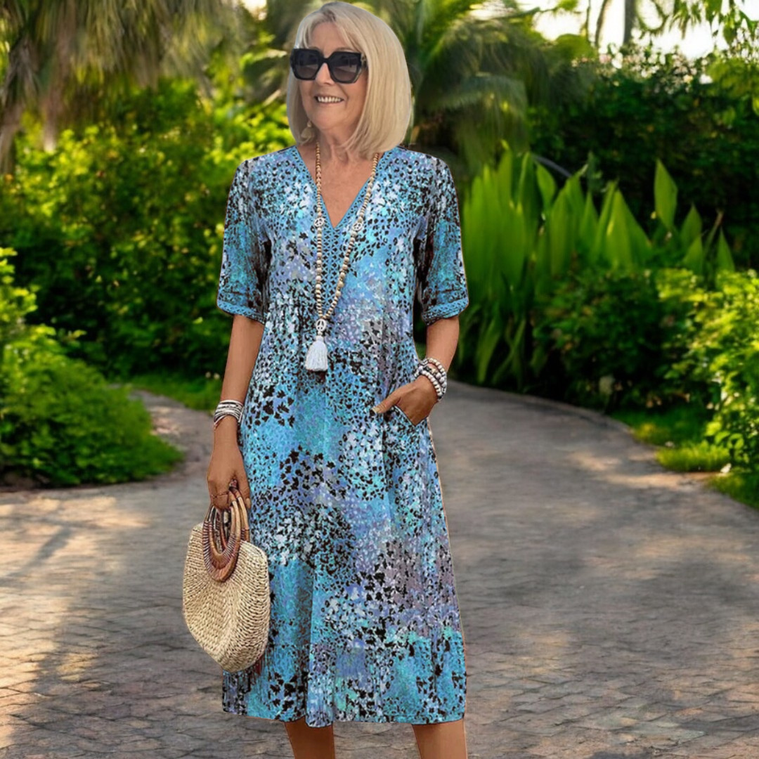 Iris Light Floaty Dress