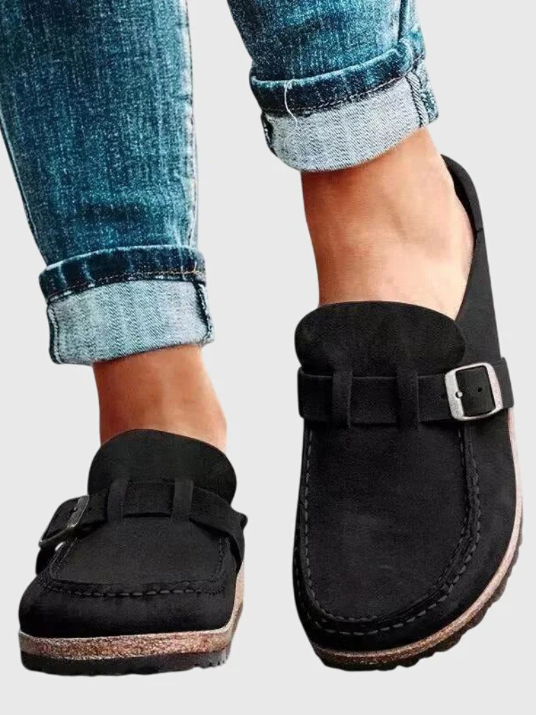 Valencia – Soft Buckle Comfort Clogs