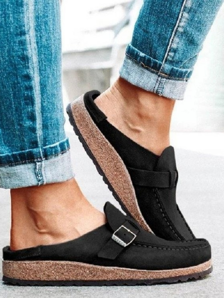 Valencia – Soft Buckle Comfort Clogs