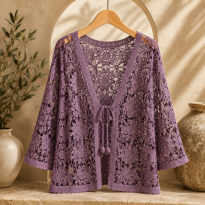 Elora Crochet Cardigan
