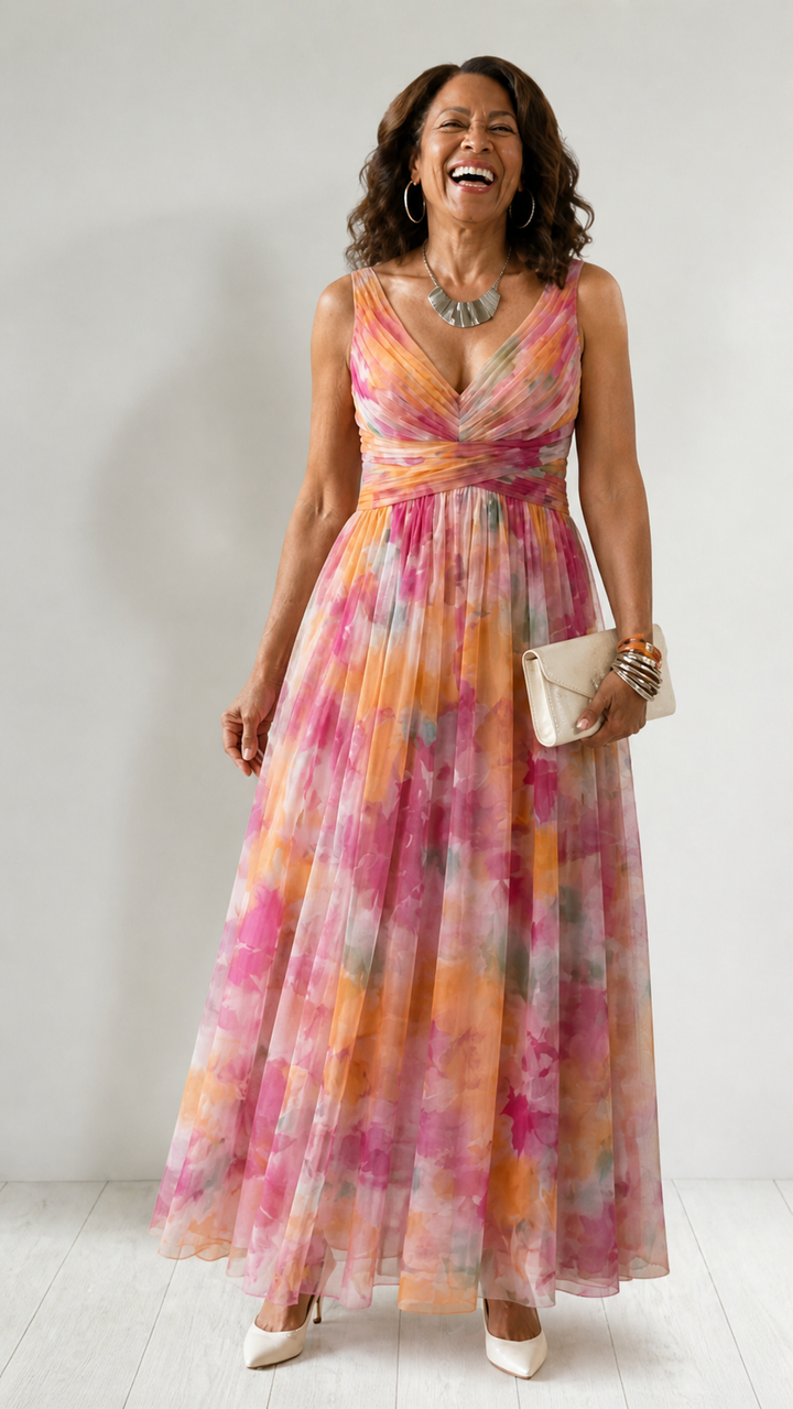 Elise | Soft Wrap Maxi Dress