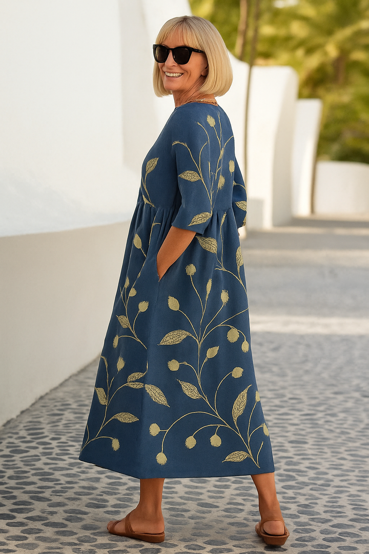 Elize - Tummy Covering Midi Dress