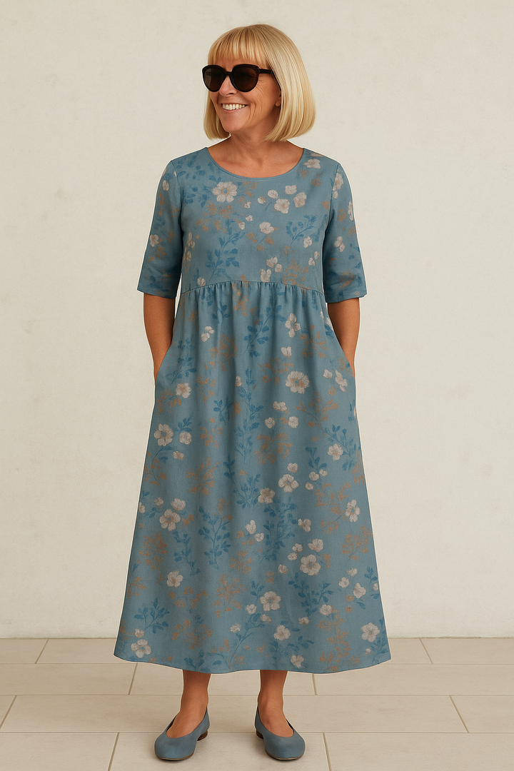 Elize - Tummy Covering Midi Dress