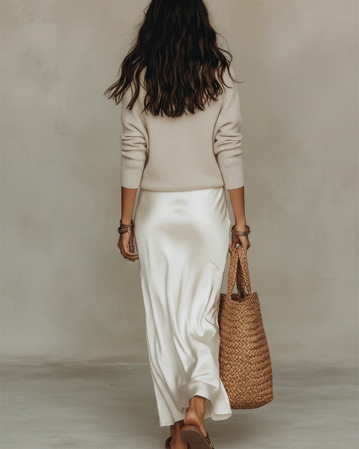 Solène Tummy Covering Dress & Knit Set