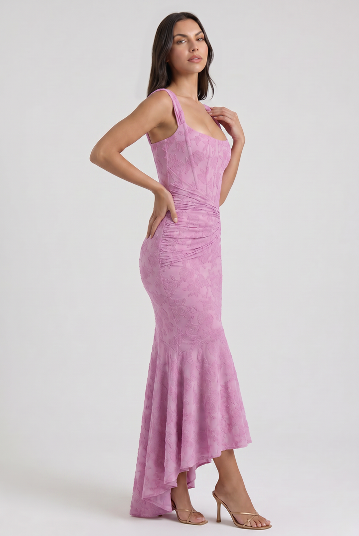Alice - Romantic Floral Midi Dress