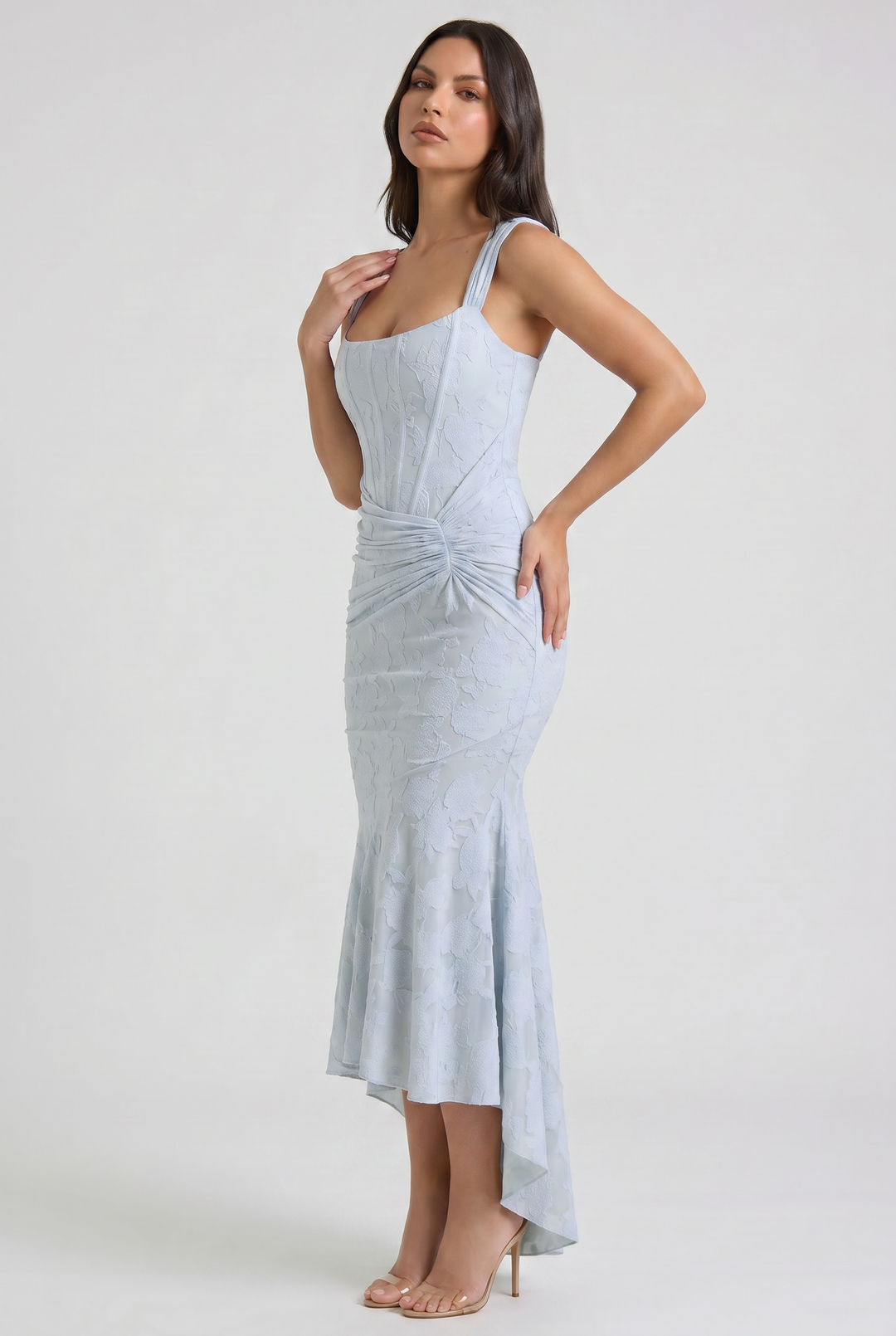 Alice - Romantic Floral Midi Dress