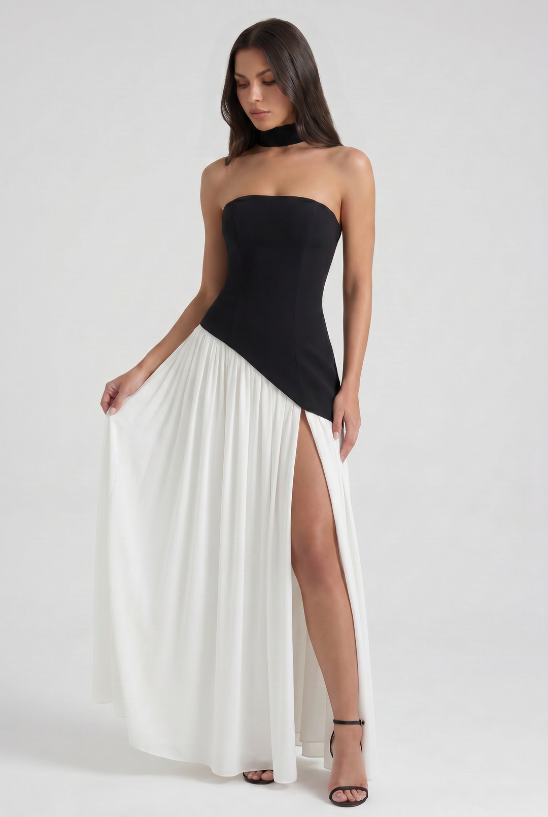 Sofia - Open Back Maxi Dress